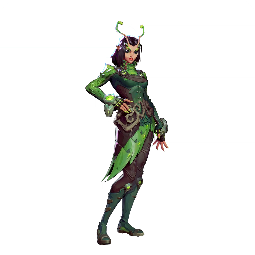Mantis full hero portrait